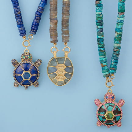 LA TORTUE CAROLINE (Lapis Lazuli)