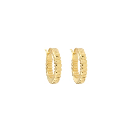 PAIRE DE BOUCLES D'OREILLE TOTEM GODRON