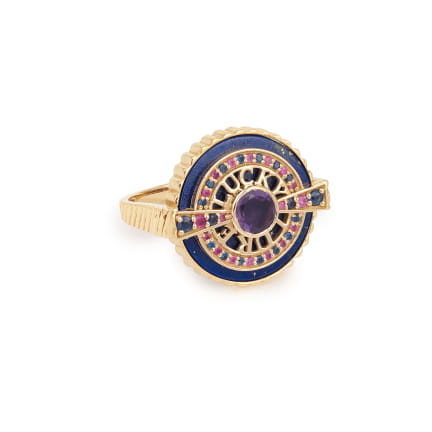 BAGUE LUCKY LURE Lapis lazuli