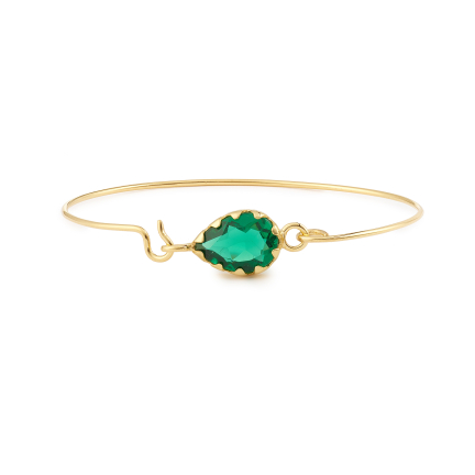BRACELET APOLLONIA CRISTAL VERT