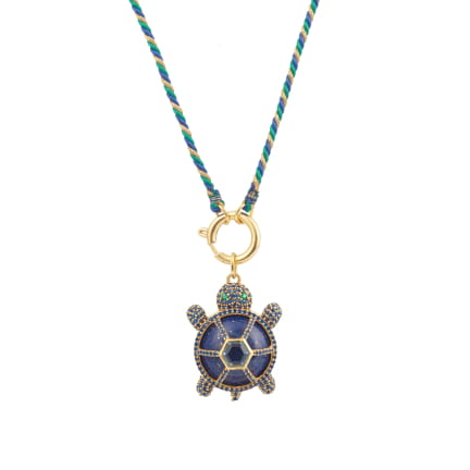 LA TORTUE CAROLINE en Haute Fantaisie (Lapis lazuli)