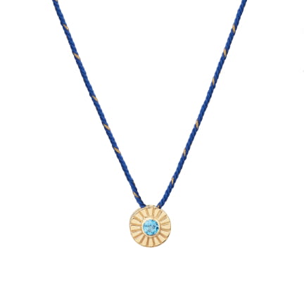 CHARM SOLAIRE TOPAZE BLEUE