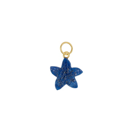 CHARM ETOILE DE MER LAPIS LAZULI