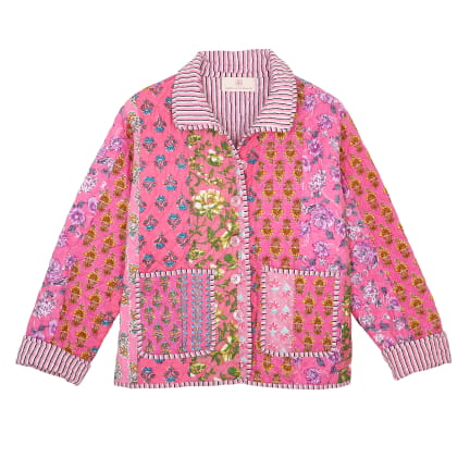 VESTE PATCHWORK PINK