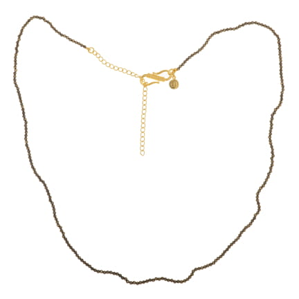 CHAINE EN PIERRES (Pyrite grise) 46 cm