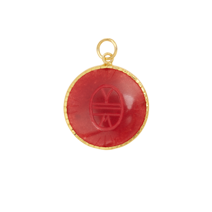 CHANCE AGATE ROUGE FONCEE