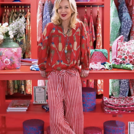 PANTALON STRIPES ROUGE