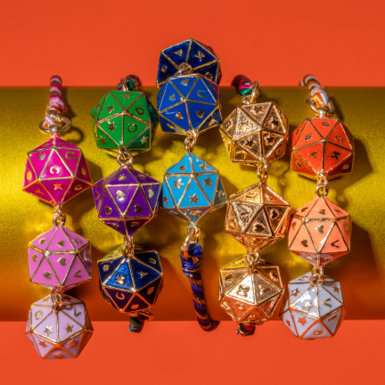 TWELVE bracelet (bleu, violet, vert)