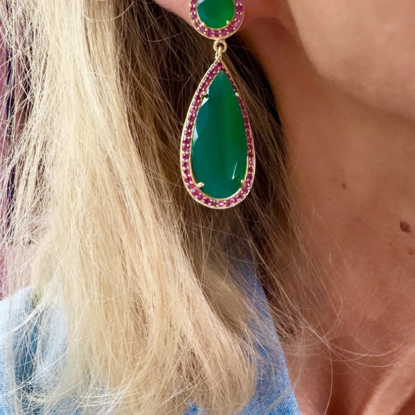 BOUCLES D'OREILLE PETALE