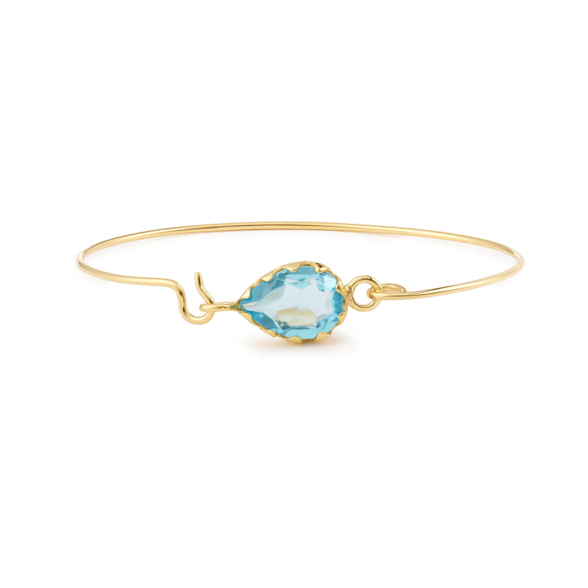 BRACELET APOLLONIA CRISTAL BLEU CLAIR