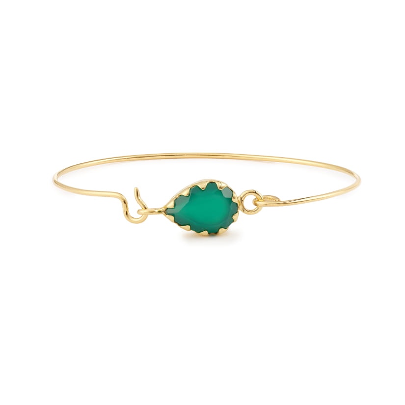 BRACELET APOLLONIA ONYX VERT