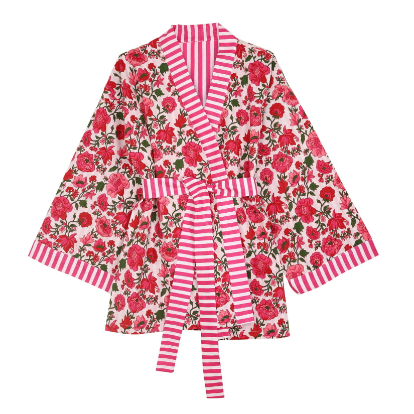 KIMONO FORTUNA ROSE