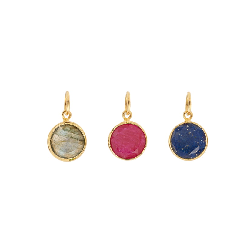CHARM PIERRE (AGATE ROSE)