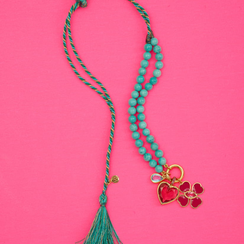 PENDENTIF COEUR CRISTAL JAUNE