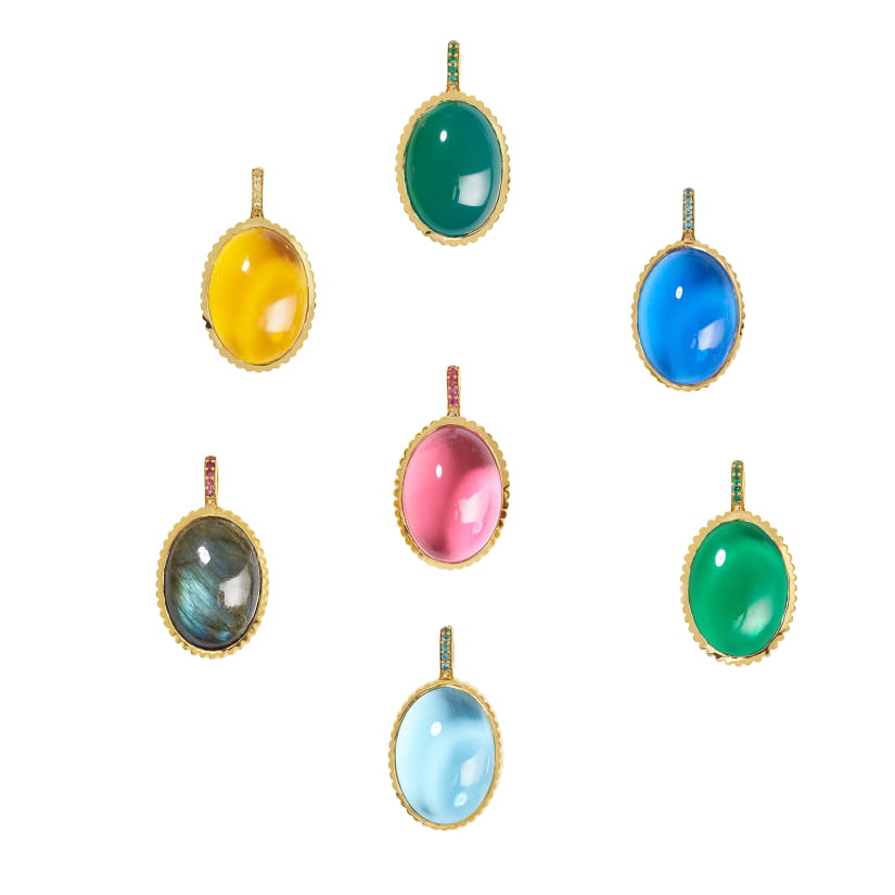 LUNA MEDIUM CRISTAL BLEU LAGON