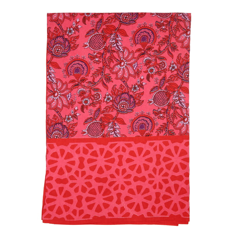 Nappe Floral fondu Rose foncé