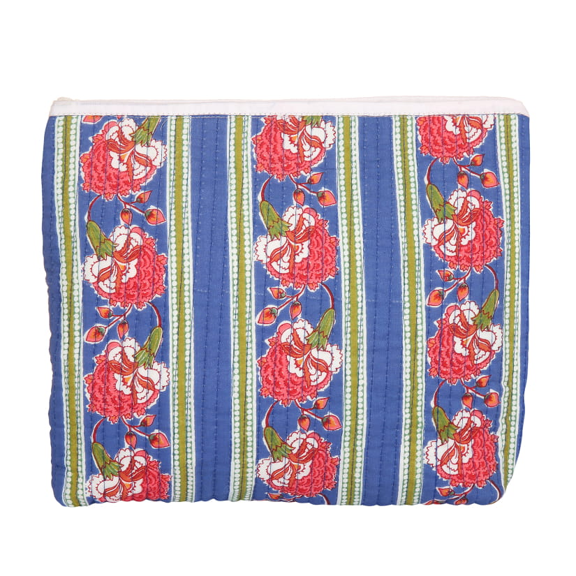 GRANDE TROUSSE FLOWERS STRIPES