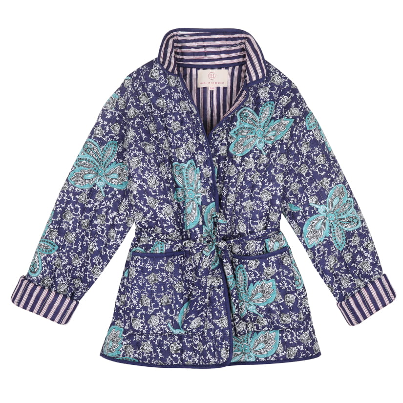 VESTE MATELASSEE BLEUE