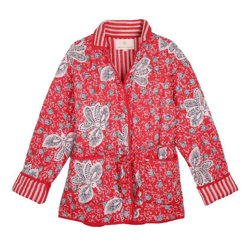 VESTE MATELASSEE ROUGE