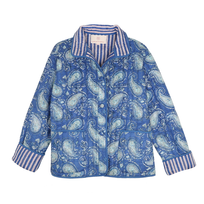 VESTE TIGRE BLEUE