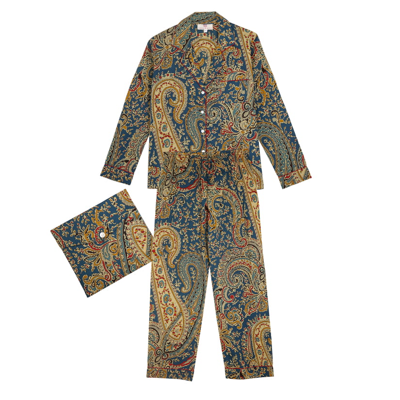 PYJAMA CACHEMIRE BLEU