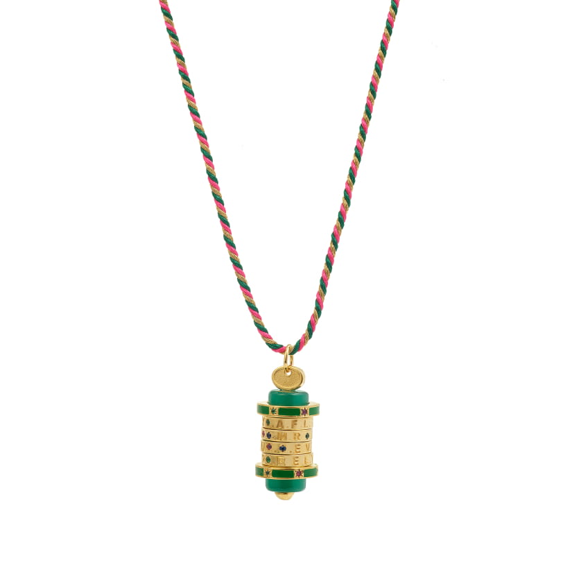 MOT DE PASSE (onyx vert et émail vert)