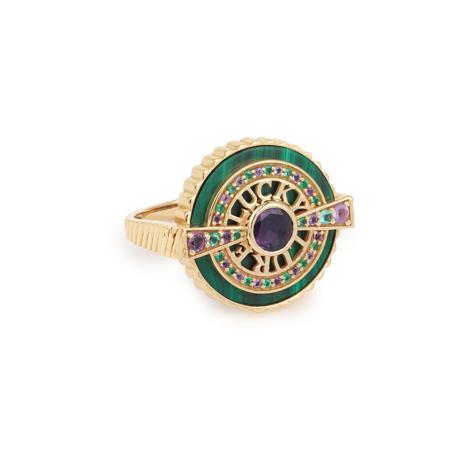 BAGUE LUCKY LURE Malachite