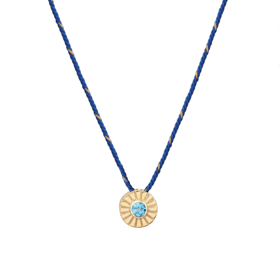 CHARM SOLAIRE TOPAZE BLEUE