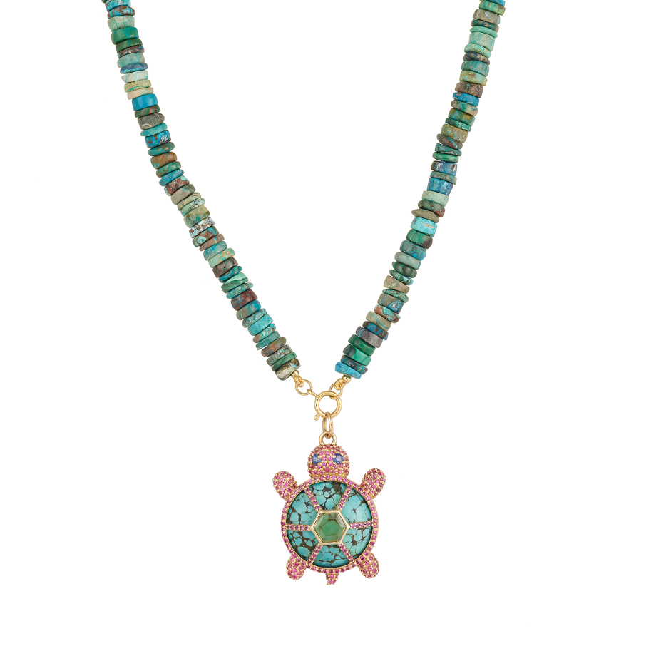 LA TORTUE CAROLINE (Turquoise)