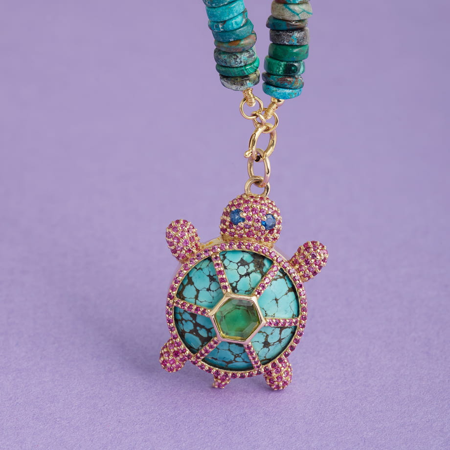 LA TORTUE CAROLINE (Turquoise)