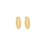 PAIRE DE BOUCLES D'OREILLE TOTEM GODRON
