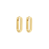 PAIRE DE BOUCLES D'OREILLE TOTEM ALLONGE 