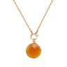 LUCKY LUCK CORNALINE/CHARM ORANGE ET BLANC