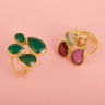 BAGUE MILA (Onyx vert)
