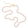 CHAINE EN PIERRES (GRENATS ROUGE CLAIR) 46 cm
