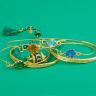 BRACELET TOURBILLON LAPIS LAZULI ET MULTICOLORE