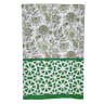 Nappe Floral délicat vert et blanc