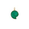 PENDENTIF COQUILLAGE ONYX VERT