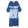 ROBE TIE AND DYE BLEUE