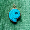 PENDENTIF COQUILLAGE TURQUOISE