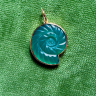 PENDENTIF COQUILLAGE ONYX VERT