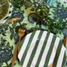 Nappe Floral fondu vert 